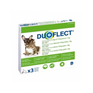 DUOFLECT CAT >5 KG and DOG (S) 2-10 KG - 3 PIPETE